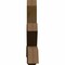 Ekena Millwork Alberta Rough Sawn Timber Gable Bracket, Western Red Cedar, 60"W x 38"H x 6"D x 6"F, 15/12 Pitch GBW060X38X0606ALB00RWR - alternate 3